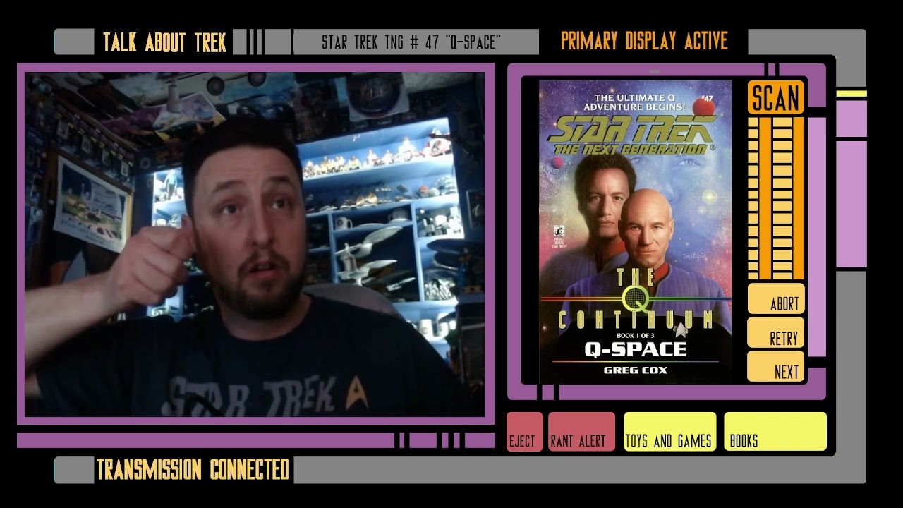 Diving into The Q Continuum Saga with Greg Cox's TNG #47 "Q-Space"