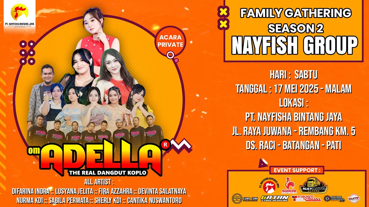 FULL ALBUM ADELLA FAMILY GATHERING NAYFIS GRUP SEASON 2 || LIVE STREAMING
