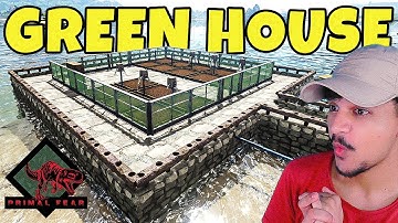 Building Greenhouse For Kibble Farming | Ark: Primal Fear #4