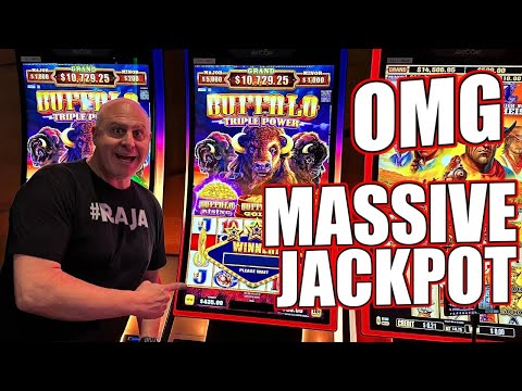 Insane $80 Bet Jackpot Win  Unveiling the New Buffalo Triple Power's Record Breaker!