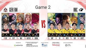 MPL ID S12 l Regular Season Week 1 Day 3 - ONIC VS GEEKFAM - GAME 2
