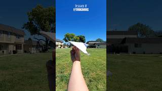 Long distance paper airplane - Would you make it?