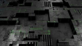 Abstract Complex Digital Data Blocks stock video | stock footage | stock video | Cinefootage