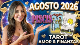 PISCIS 💘 UNA PERSONA DEL PASADO REGRESA O ALGUIEN NUEVO LLEGA: TU DESTINO EN AGOSTO