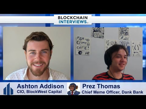 Prez Thomas, Chief Meme Officer of Dank Bank, Meme NFT Marketplace | Blockchain Interviews Episode cover
