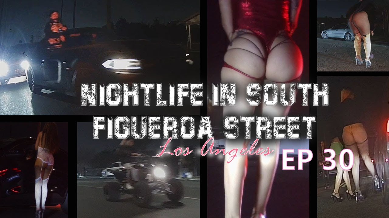 Figueroa Street Los Angeles Driving at Night Beautiful Pedestrians❤️😉👍🏼