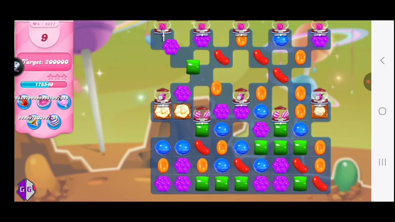 Candy Crush Saga Level 2376 To 2378