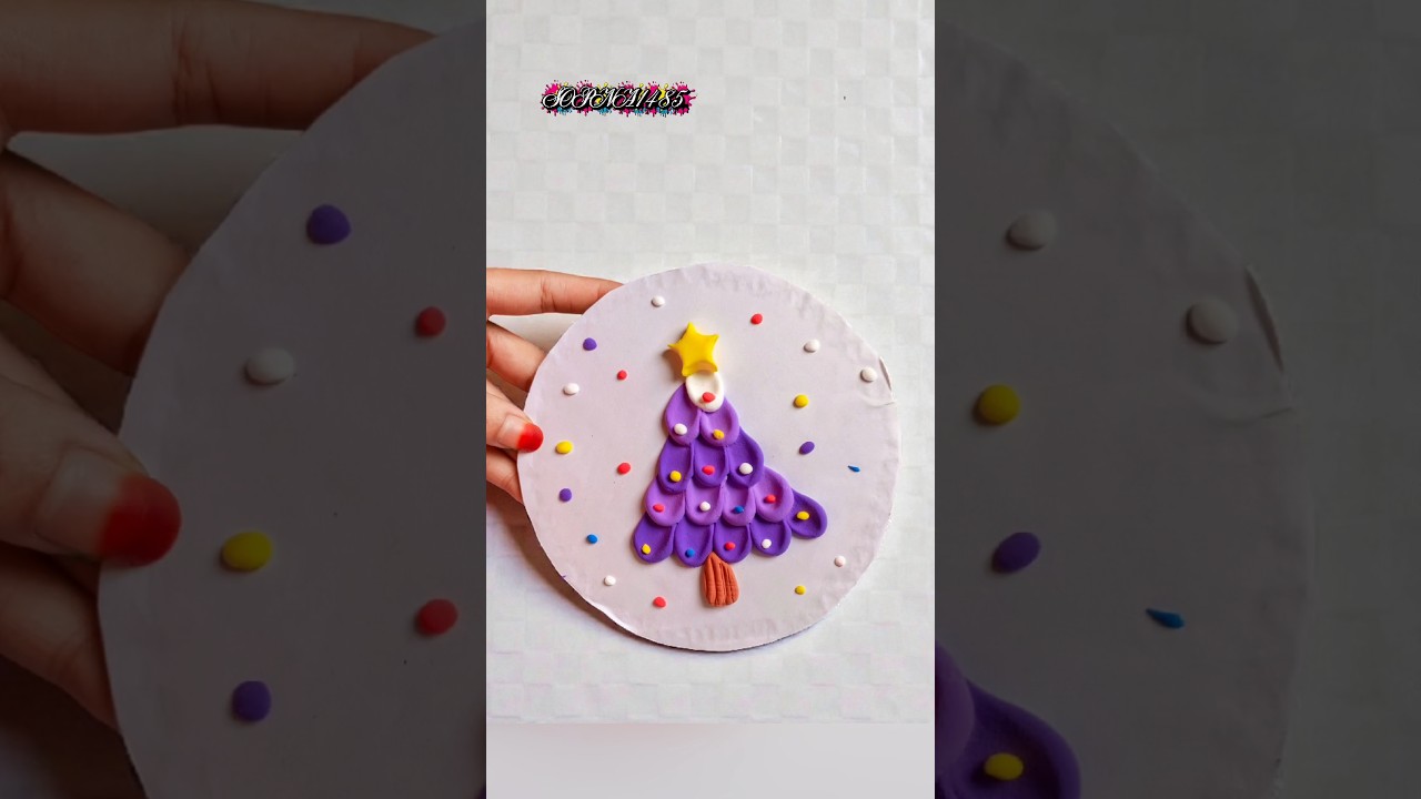 Clay Make Tree 🌲 #diy #superclay #craft #tree