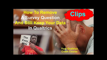 How To Permanently Hide A Question While Keeping Your Data In Qualtrics (Quick Clips)