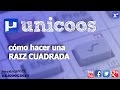 Como hacer una raiz cuadrada SECUNDARIA (1ºESO) matematicas