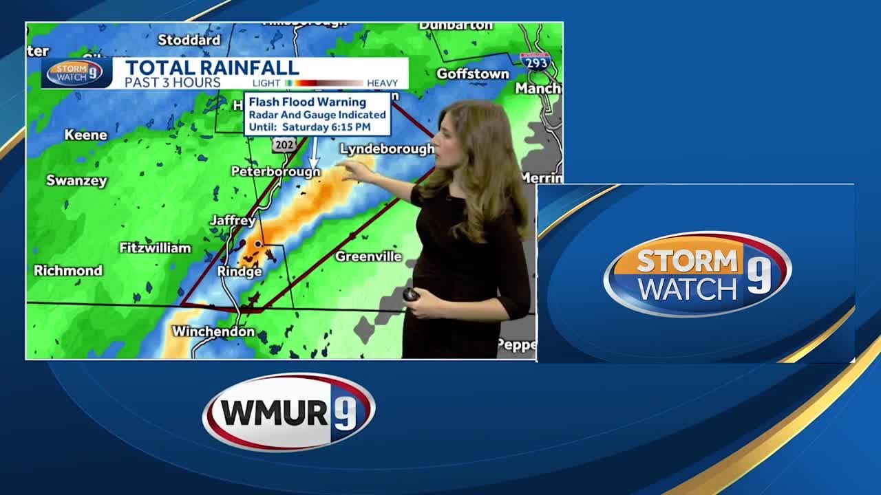 Video: Flash flood warning issued in southwestern NH