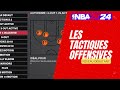 Comprendre les tactiques offensives systme jeu paramtres  nba 2k24 niveau dbutant