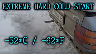 EXTREME HARD COLD STARTS compilation! | -50*C / -60*F | s.3 ep.30 | Холодный запуск в мороз -52*C