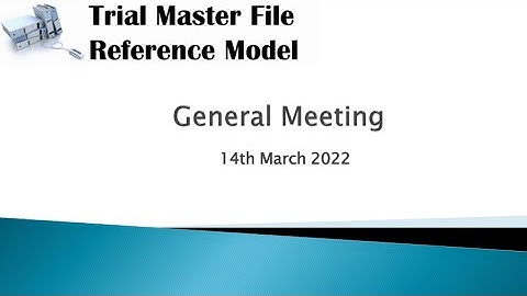 2022-03-14 TMF Reference Model General Meeting
