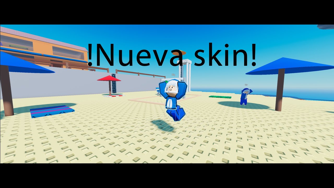 !!!Usando mi skin nueva en Roblox!!!