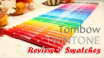 Tombow TwinTone Dual Tip Markers | Review + Swatches