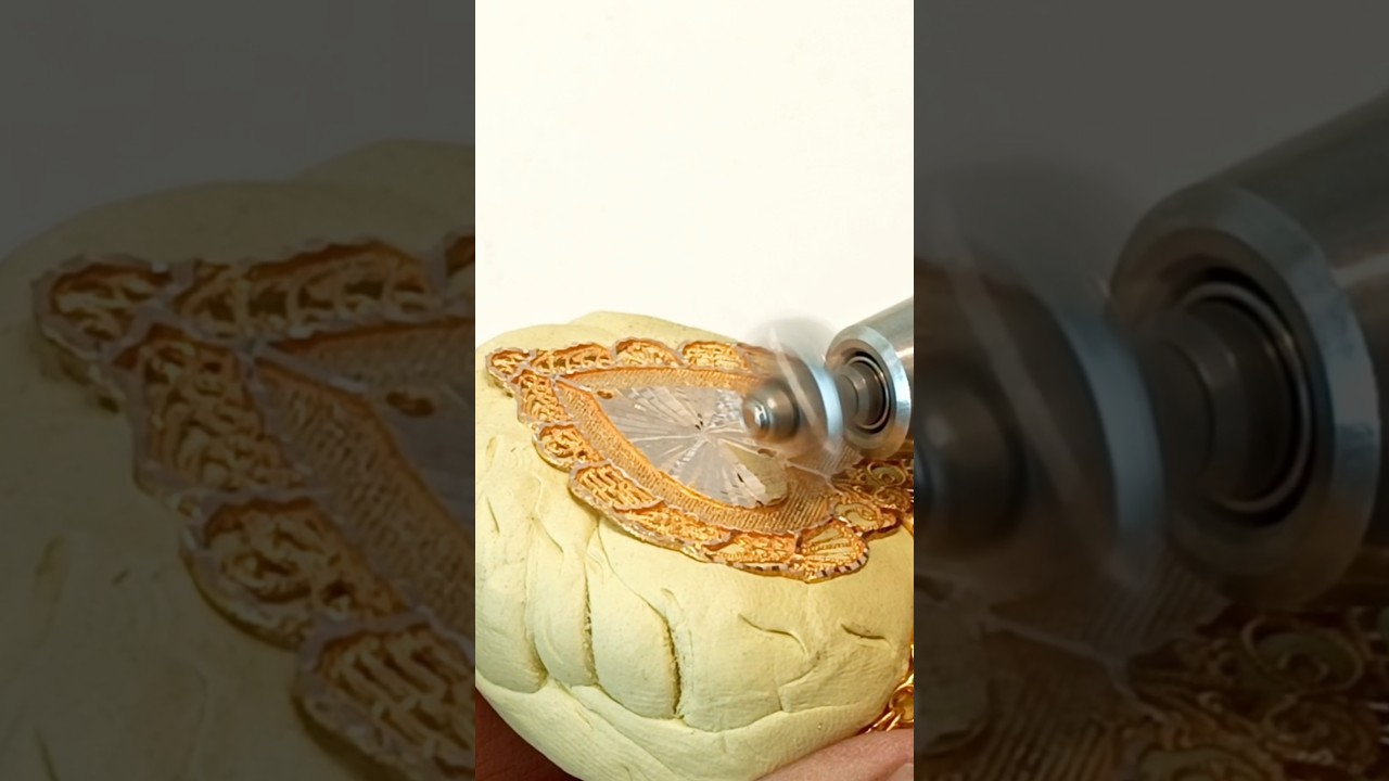 Gold Locket Cutting Design | New 22K Jewellery Making Viral Video