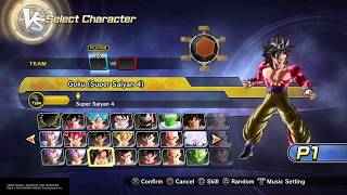 All characters,Skills and clothing of DBX 2 including DLC