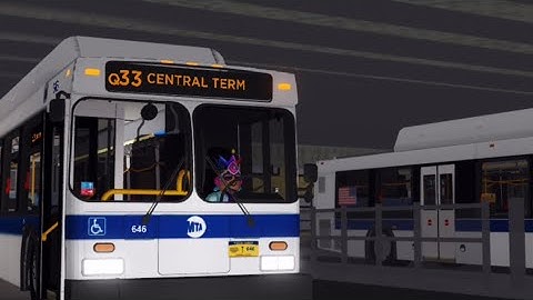 Roblox MTA Bus: C40LF Q33 Action at 74th Street-Broadway Station ft. @Transit Sylveon Hitomi