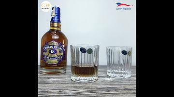 Ly Rượu Mạnh Whisky Brandy Pha Lê Tiệp Khắc Skyline Crystal Bohemia 320ml