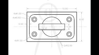 AutoCAD 2D Drawing Tutorial for Beginners -5 | Step-by-Step Practice