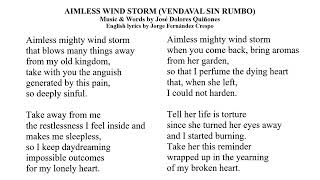 Aimless wind storm - Vendaval sin rumbo