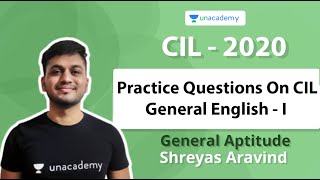 Practice Questions On CIL - General English - I | General Aptitude | Shreyas A screenshot 5