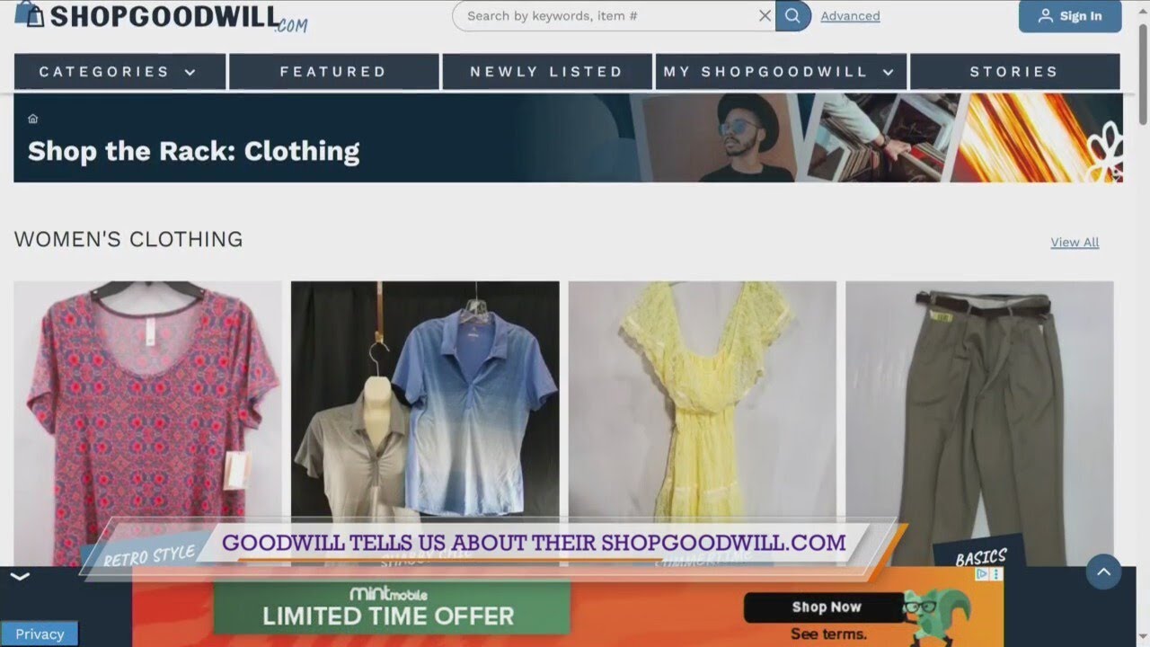 Goodwill of East Texas shares about Shop Goodwill Website