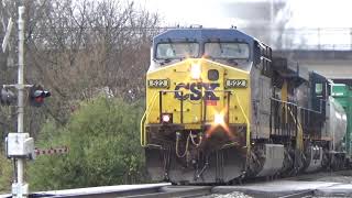 CSX AC44CW 522 w/ Nice Crew Leads Manifest Q583-16 on 12/16/20