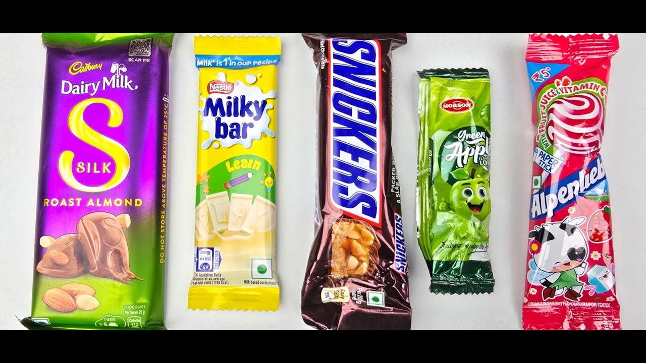 ASMR Chocolate Unboxing No Talking | Dairy Milk Silk, Snickers, Candy ! Satisfying with unboxing 🍫