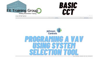 Basic Johnson Controls CCT Configuring a VAV box
