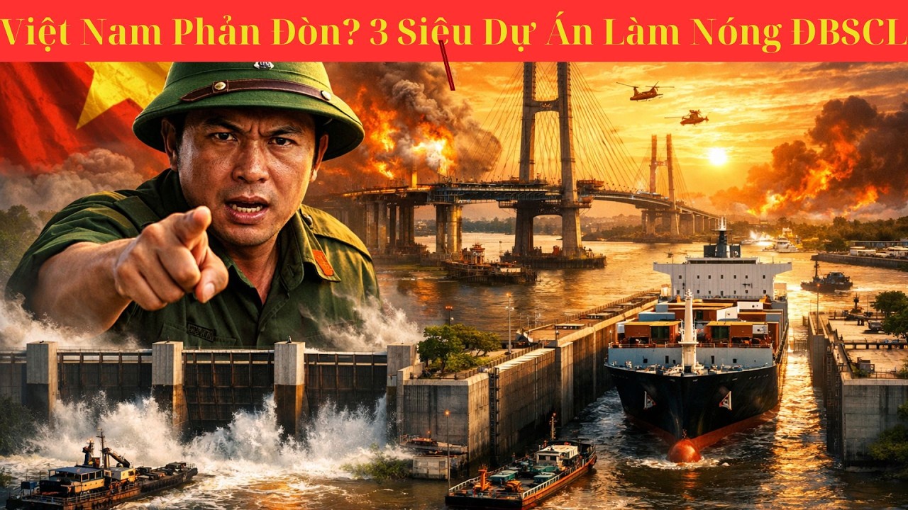 Việt Nam Phản Đòn 3 Siêu Dự Án Làm Nóng ĐBSCL