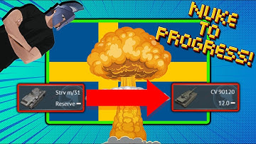 Playing the ENTIRE SWEDISH LIGHT TANK line BUT I have to NUKE to Progress - Reserve to Top Tier
