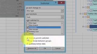 Building trees/hierarchies. Part 3. Importing tree using SUBTOTAL Excel function.