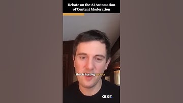 Debate on using AI for content moderation #shorts