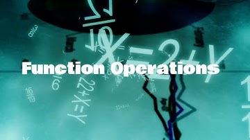 1.6 Function Operations & Compositions