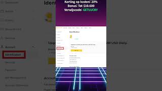Zo stel je direct 2FA in op Binance via de app!