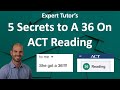 How to get a perfect 36 on the act reading test  5 tips and strategies from a perfect scorer