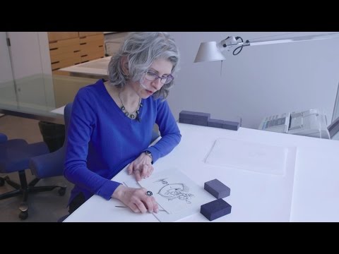 MoMA conservator separates drawings from existing matte boards | AT THE MUSEUM