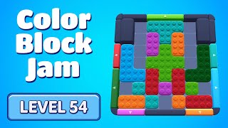 Color Block Jam Level 54 | Every Puzzle Solved! 🎯