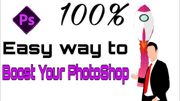 How To Speed Up Photoshop Faster Than Ever 2021 in one click. Boost photoshop performance in 2 steps
