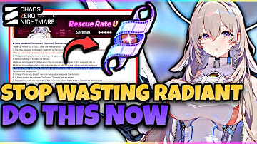 WHY YOU SHOULD START SAVING NOW!  | CHAOS ZERO NIGHTMARE