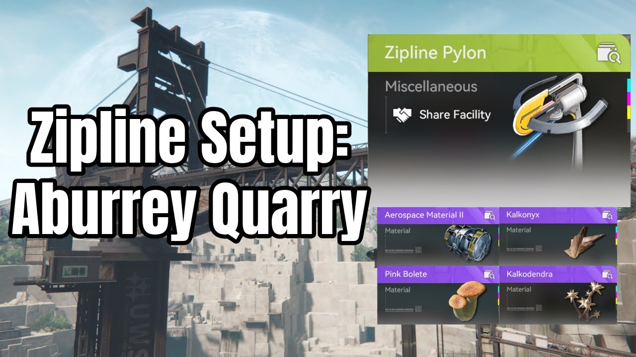 Zipline Setup: Aburrey Quarry | Valley IV - Arknights: Endfield