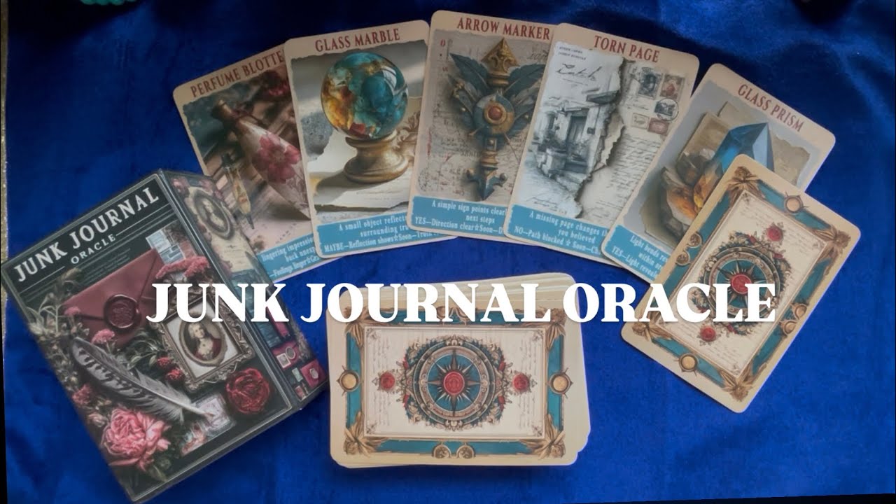 ジャンクジャーナル✢『Unfurling Memories』 Junk Journal Oracle | Full Flip Through - YouTube