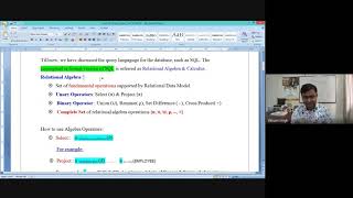 Celebrity Lecture-20: Introduction to 'Relational Algebra Operators' Net Worth