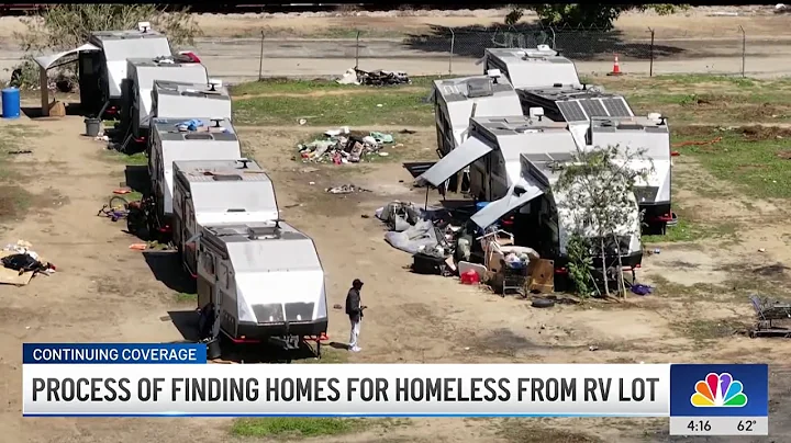 Homeless people inside City of Industry RV lot moving out