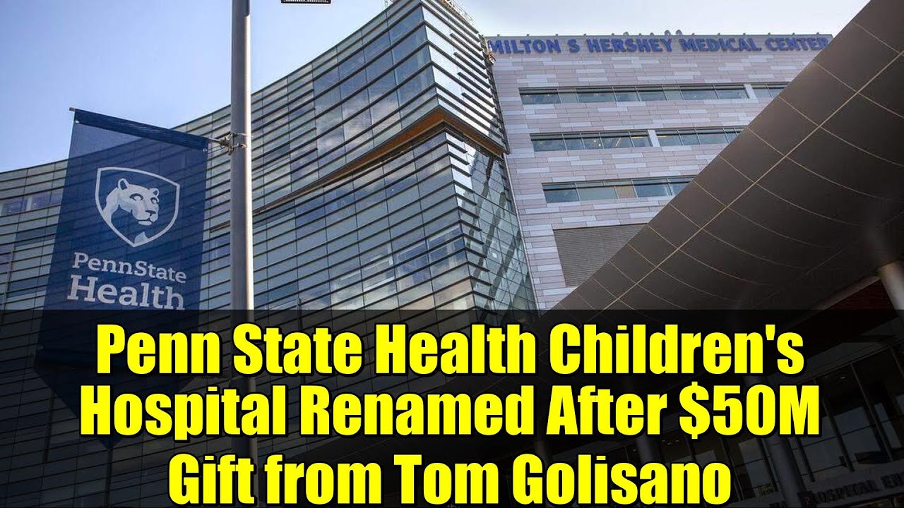 Детская больница Penn State Health переименована после пожертвования в размере 50 миллионов долла...