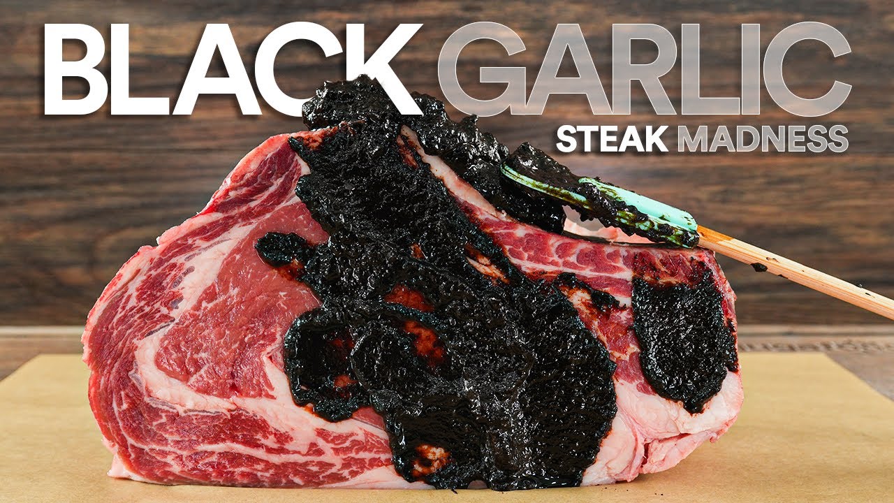 I dry-aged steaks in BLACK GARLIC ate it and this happened!