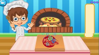 "Make a Pizza! Fun Toddler Cooking Game for Kids | Learn Shapes, Colors & Toppings" screenshot 1