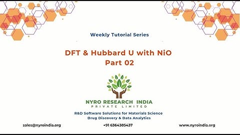 20 DFT & Hubbard U with NiO - Part 02